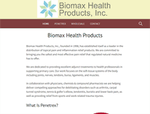 Tablet Screenshot of biomaxhealth.com